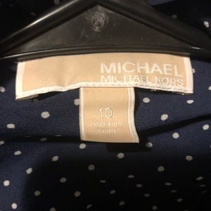 Michael kors button up blouse